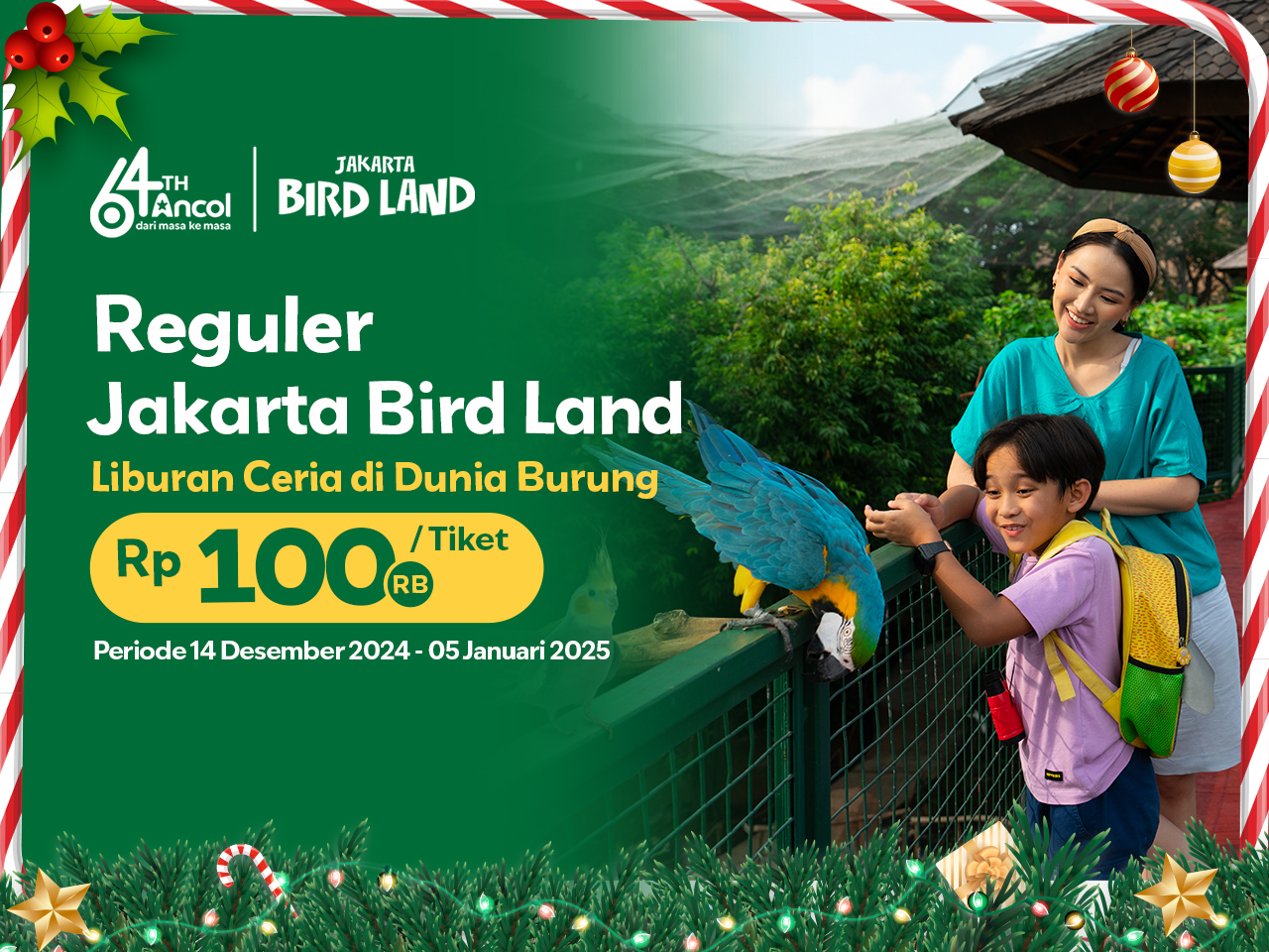 Liburan Ceria di Dunia Burung Jakarta Bird Land